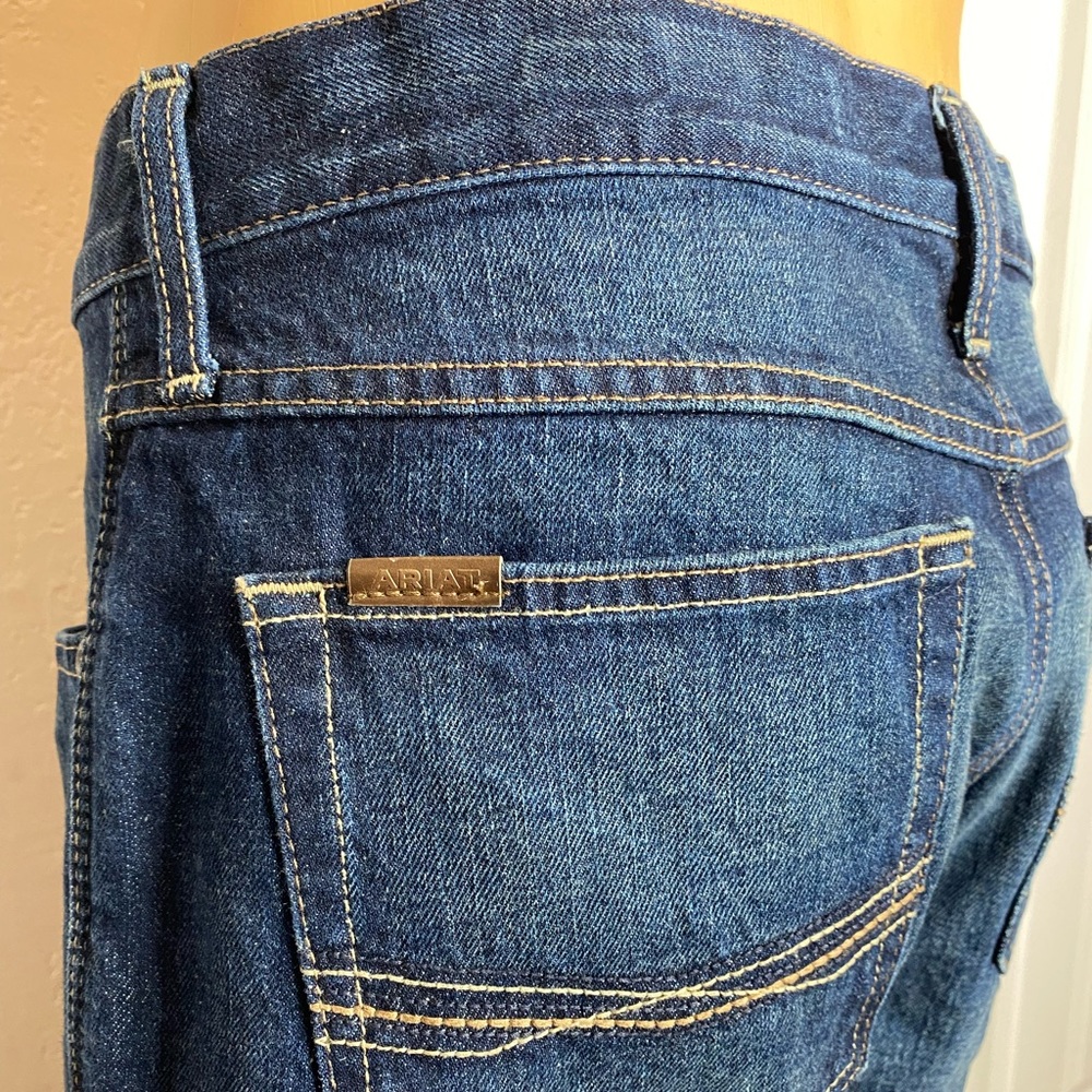Ariat M4 Legacy Relaxed Fit Boot Cut Jeans Men’s True Size 33/36 Blue NWOT - Picture 5 of 12